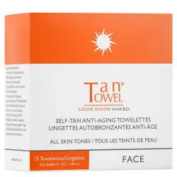 TanTowel Self-Tan Anti-Aging Towelettes - Face