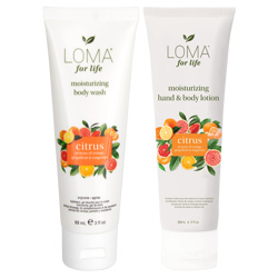 Loma Loma for Life Moisturizing Body Wash/Lotion Duo - Citrus 