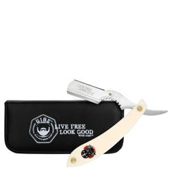 Promotional GIBS Grooming Live Free Look Good Straight Razor 