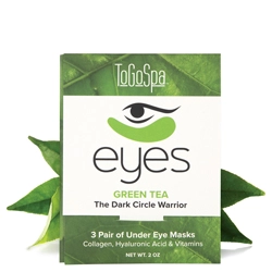 ToGoSpa Green Tea EYES 'The Dark Circle Warrior' Mask