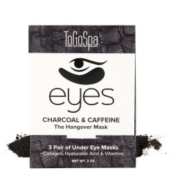 ToGoSpa Charcoal & Caffeine EYES 'The Hangover' Mask