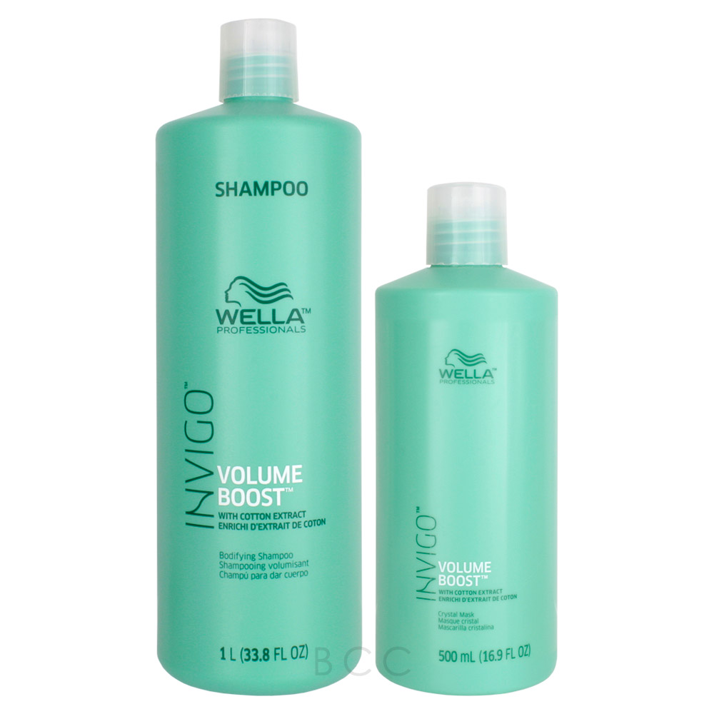 Wella Invigo Volume Boost Shampoo & Crystal Mask Set | Beauty Choices