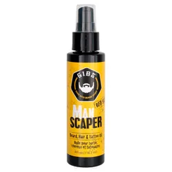 Gibs Man Scaper Beard, Hair & Tattoo Oil 4oz