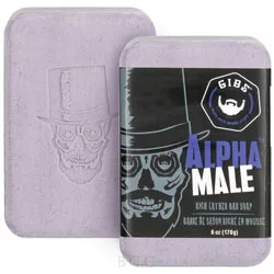 Gibs Alpha Male Exfoliating Bar Soap