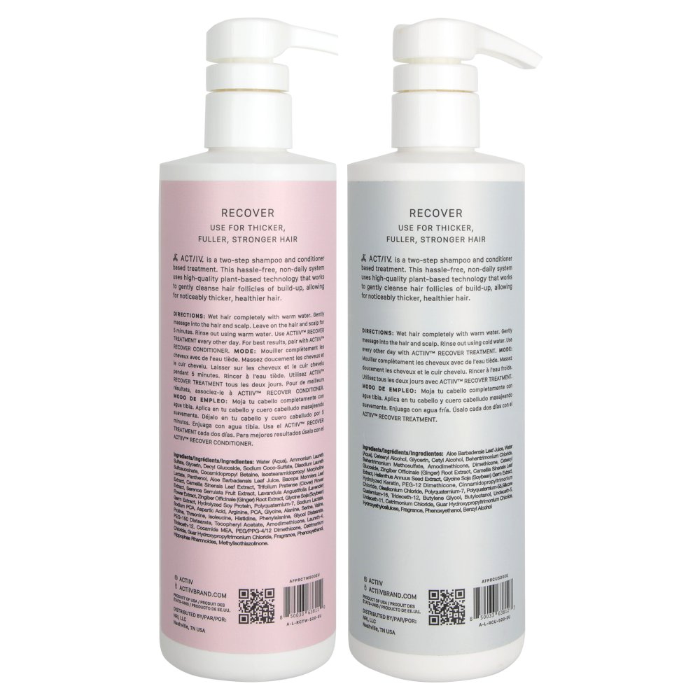 Large Actiiv deals Shampoo & Conditioner Treatment