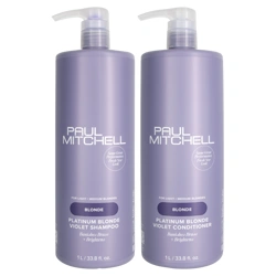 Paul Mitchell Blonde Platinum Blonde Violet Shampoo & Conditioner Duo - 33.8 oz