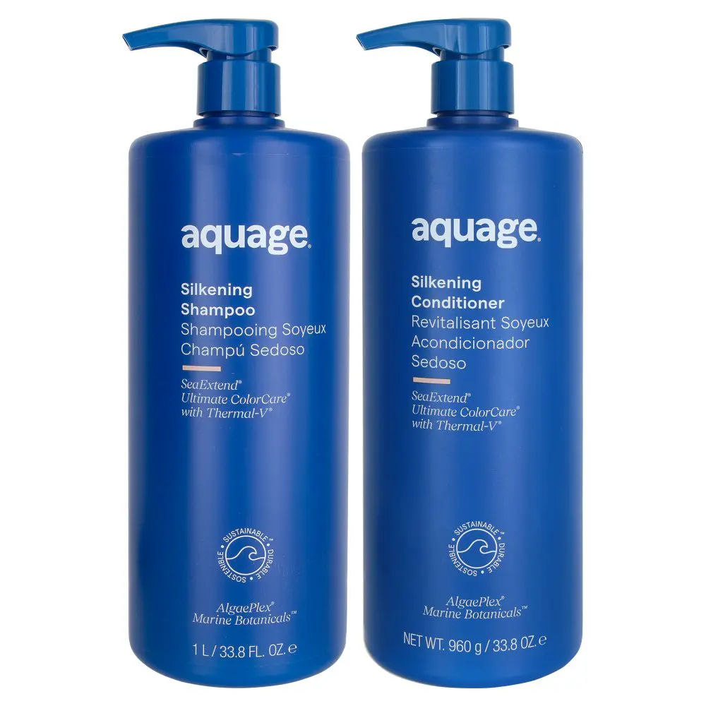 Aquage Silkening Shampoo & Conditioner Duo | Beauty Care Choices