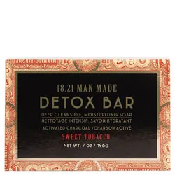 18.21 Man Made Detox Bar Deep Cleansing, Moisturizing Soap - Sweet Tobacco