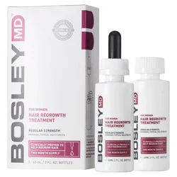 BosleyMD Hair Regrowth Treatment Drops For Women - Minoxidil 2%