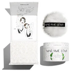 Madame Lemy All Natural Powder Deodorant - Lime - With Puff