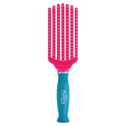 KareCo Tangle Buster Mini Brush - Pink/Teal