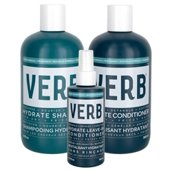 VERB Hydrate Shampoo, Conditioner & Leave-In Conditioner Trio