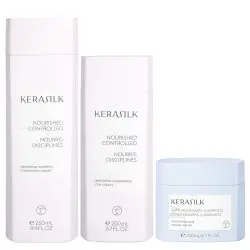 Kerasilk Smoothing Shampoo, Conditioner & Mask Trio