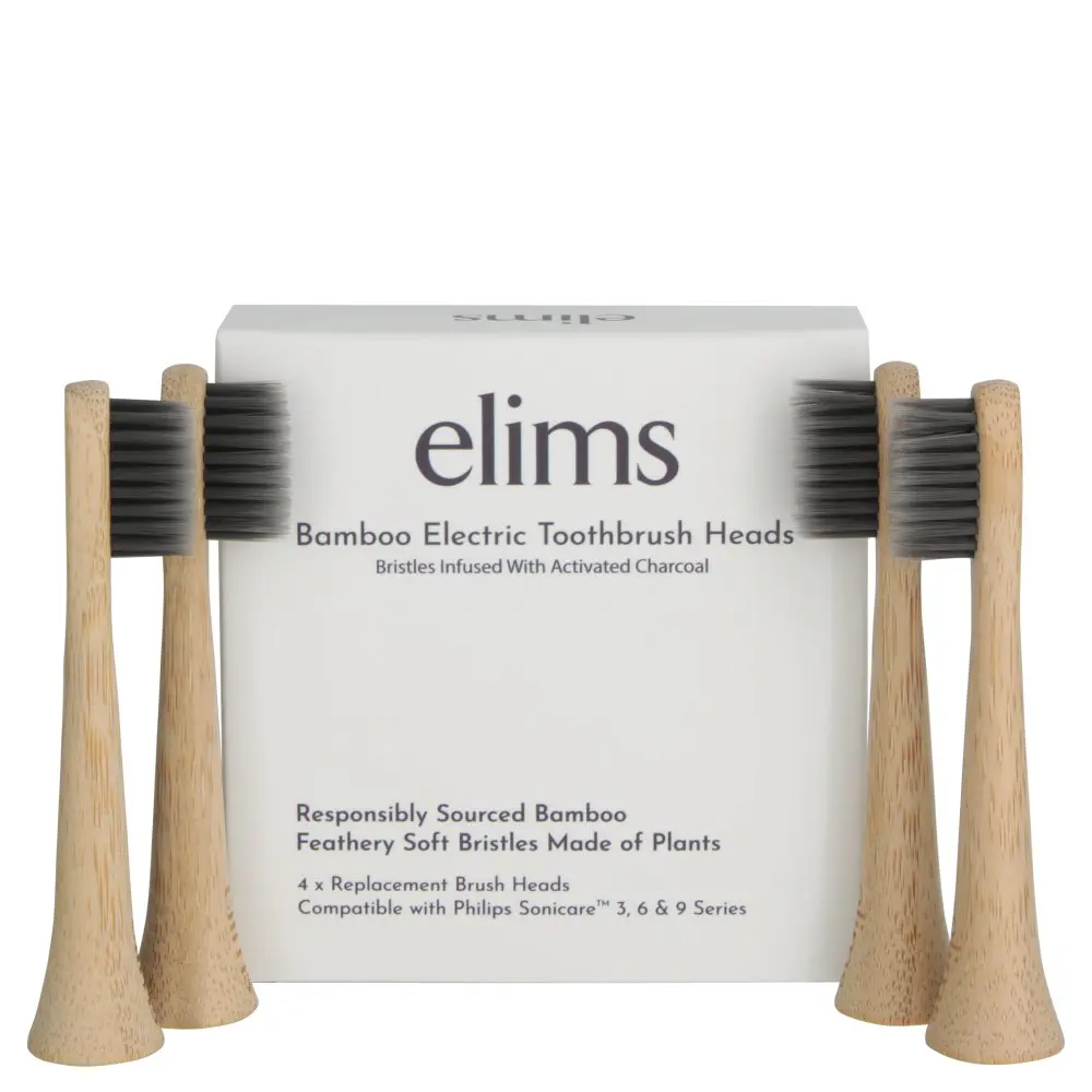 Electric Toothbrush Bamboo Heads (4-Pack) – ELIMS