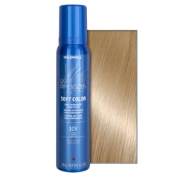 Goldwell Light Dimensions Soft Color Semi-Permanent Foam Color - 10V (Pastel Violet Blonde)