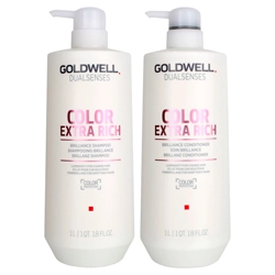 Goldwell Dualsenses Color Extra Rich Brilliance Shampoo & Conditioner Set