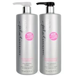 Kenra Professional Platinum Color Charge Liter Shampoo/Conditioner Set 