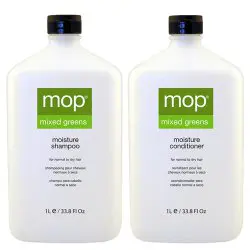 MOP Mixed Greens Moisture Shampoo & Conditioner Liter Duo