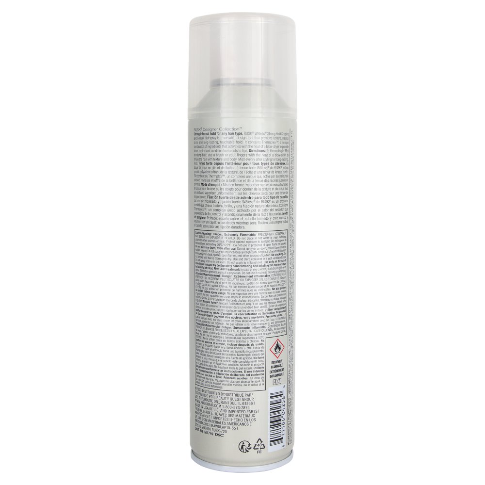 Rusk weightless cheap hairspray