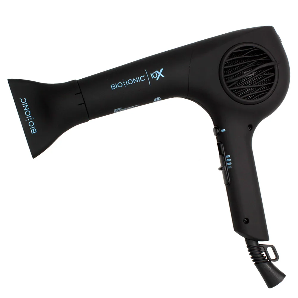 Bio Ionic 10x Pro Ultra Light Speed Dryer Black Hair Dryer 43 OFF