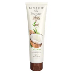 BioSilk Silk Therapy with Natural Coconut Oil Curl Cream 