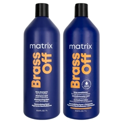 Matrix Brass Off Blue Shampoo & Conditioner Set