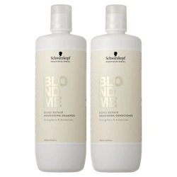 Schwarzkopf BlondMe Bond Repair Nourishing Shampoo & Conditioner Duo - 33.8 oz
