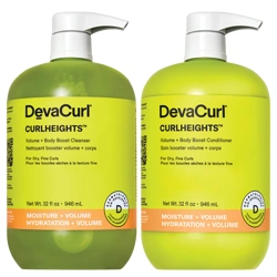 DevaCurl CurlHeights Volume & Body Boost Cleanser & Conditioner